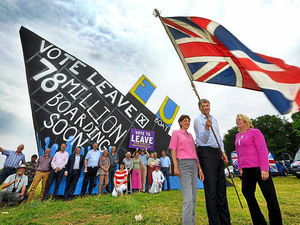 Supporting image for story: Video and pictures: EU need to jump ship now, says group in Shropshire