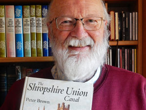 Supporting image for story: Why canalside home was a must for Market Drayton author Peter
