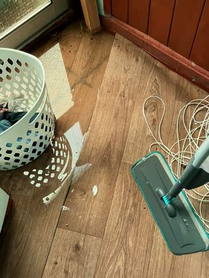 Charlie Davidson shared a picture of flooding inside his home