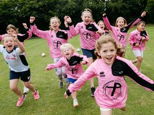 Supporting image for story: 'It showed that women deserve the same as men!' Little Lionesses celebrate England's Euro win at Wembley