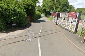Old Telford Steam Railway crossing. Photo: Google