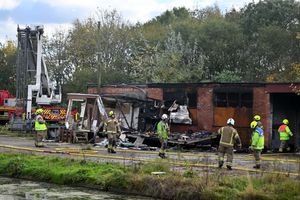 The building is at the back of the Old Bush Pub, and near to the Pie Factory