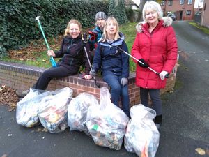 Supporting image for story: Band of litter-pickers on a mission to clean up Shrewsbury