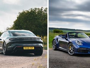 Supporting image for story: Petrol v electric: Back to back in the present and future of performance cars
