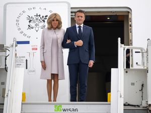 Supporting image for story: Macron arrives in Germany for three-day state visit