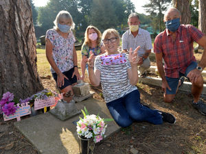 Supporting image for story: Face masks sold to raise funds for stillborn babies memorial garden