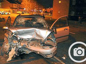 Supporting image for story: Four injured in two-car Wolverhampton smash