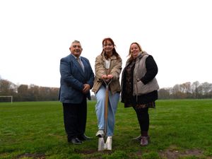 Supporting image for story: Spades in the ground for new Hydes Road pavilion as major community investment celebrated in Wednesbury