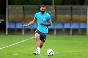 Nat Phillips in action at West Brom's pre-season training camp in Austria (Photo by Adam Fradgley/West Bromwich Albion FC via Getty Images)
