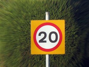 Knighton Town Council has called for traffic calming measures on a local road to ensure the 20mph speed limit is adhered to