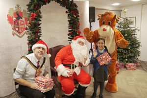 The Mayor of Wolverhampton, Cllr Craig Collingswood, hosted Christmas parties for children from across the city.