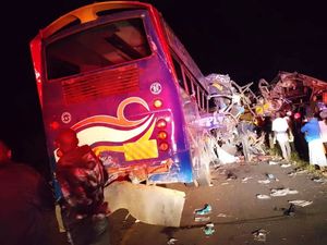 Supporting image for story: More than 40 people killed in multiple vehicle crash in Uganda, police say