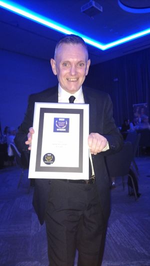 Stuart Henderson (Ideal Fitness) Best Health & Fitness Busines Winner Shropshire