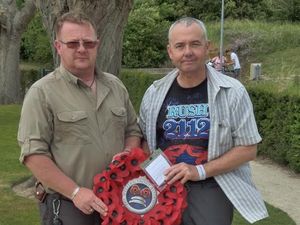Supporting image for story: Wreaths laid at Messines in tribute to heroes