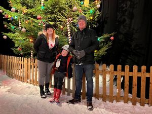 Supporting image for story: Magic of Christmas arrives as children and families helped by Black Country hospice get exclusive invite to meet Santa at Winter Wonderland