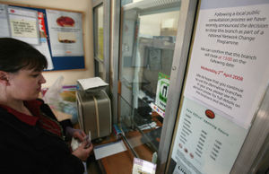 Concerns were raised about the future of post offices within WHSmith locations