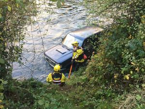 Supporting image for story: Dumped: 4x4 stolen from near Bridgnorth ends up in River Severn at Ironbridge 
