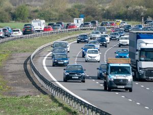 Motorway traffic on the M5