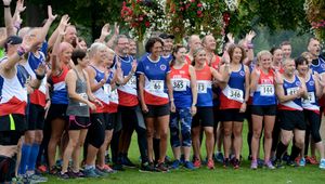 The Shropshire Shufflers, some of whom ran the race and many of whom marshalled