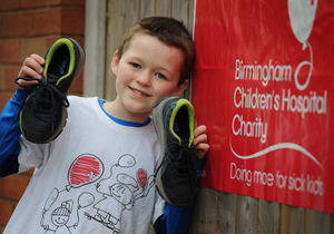 Carter Chatting raised £6,000 for Birmingham Children's Hospital, by completing a 10k run in March