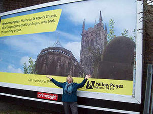 Supporting image for story: Sue snaps up chance to be poster star