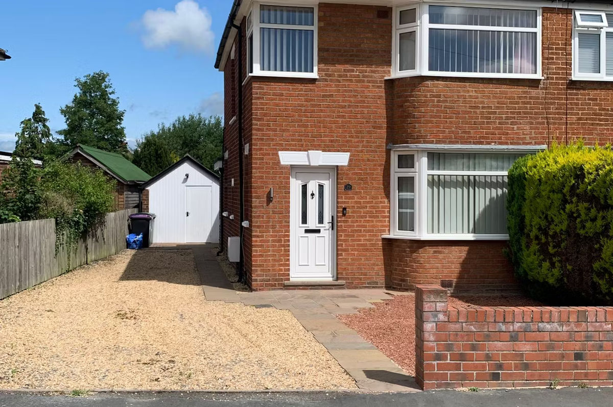 Move-in ready three-bedroom semi in Shrewsbury perfect for families or first-time buyers for &pound;250,000