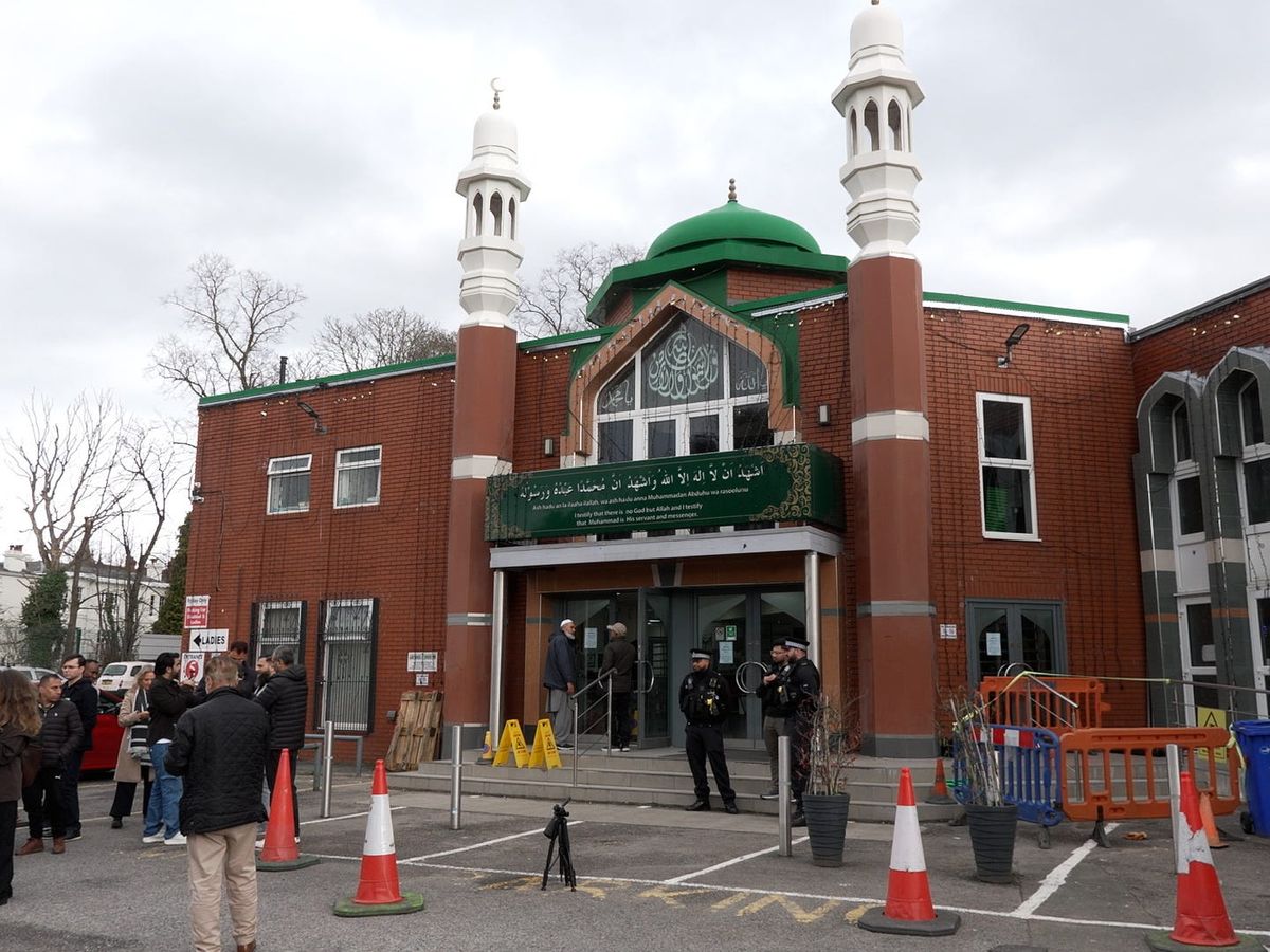 Man charged with possession of offensive weapon after mosque incident