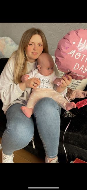 Kira before she started her Slimming World journey