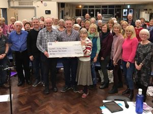 Supporting image for story: Choir raises £1,200 for Newport X-ray appeal