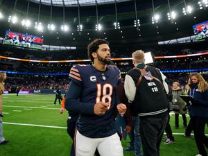 Supporting image for story: Caleb Williams finds room for improvement despite strong show