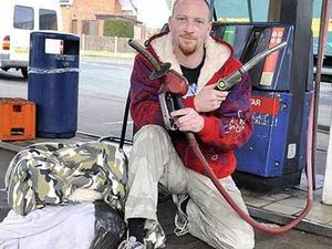 Supporting image for story: Free fuel for unwanted clothes at petrol station