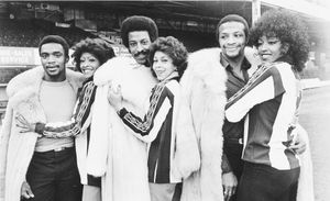 The Three Degrees – Laurie Cunningham, Brendan Batson and Cyrille Regis.