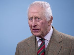 A close-up of the King