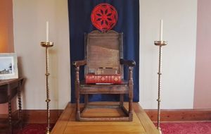 In a poignant bridge across time, the Tudor chair of estate made for Sir Rowland Hill (c. 1495–1561)—ritually broken during the Civil War and since restored—will be placed in the room for the lecture, standing as a silent witness to the legal heritage Lady Arden will explore.