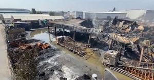 The scene after the fire. Photo: West Midlands Fire Service