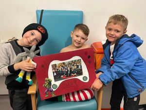 Supporting image for story: Pupils show support for classmate Jake as he continues treatment for cancer