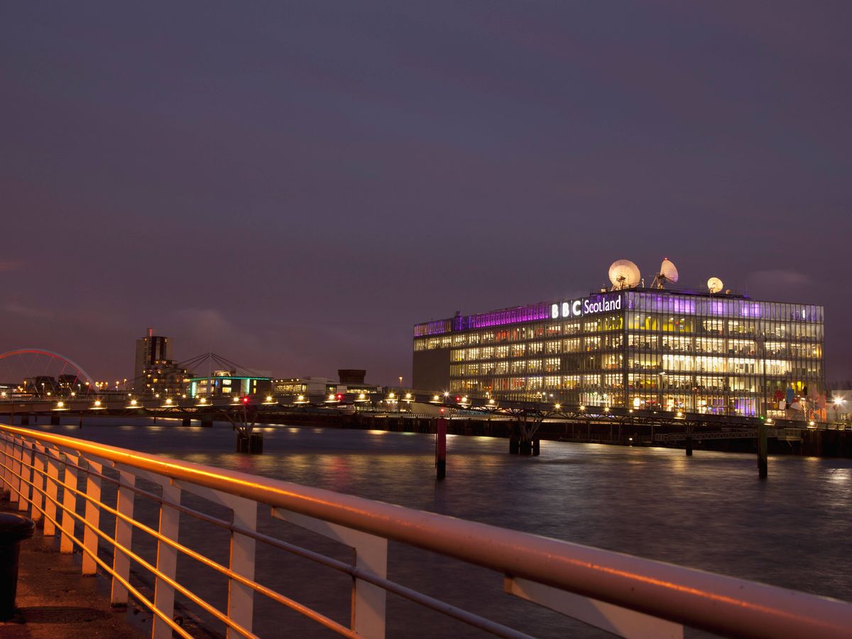Staff evacuated after fire at BBC Scotland building