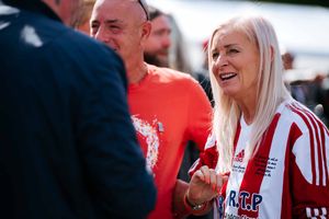 Ryan's mother Gillian Taylor was at the event