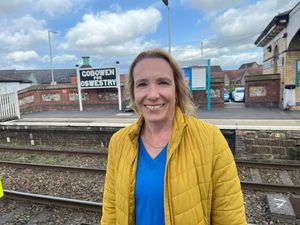 Helen Morgan at Gobowen Station