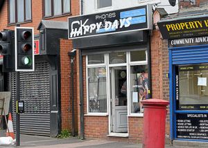 Happy Days on Stafford Street in Walsall was selling off stock