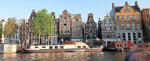Barging about – a canalside view of Amsterdam