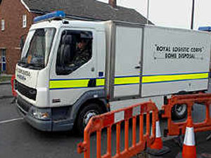 Supporting image for story: Drama as grenade is dug up