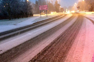 Snow at the Gledrid near St Martins