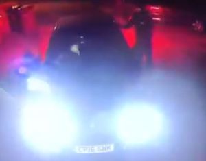 The thieves getting into the car