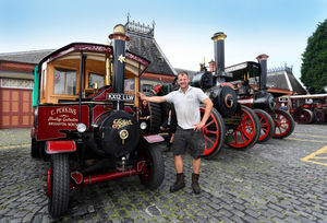 Chris Perkins from Droitwich with his nine inch scale Foden C Type.