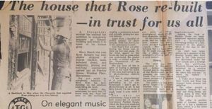 Rose Roberts, who died in a fire at her home Perches House in Shrewsbury town centre, spoke to the Shrewsbury Chronicle about her house renovation in the 1980s