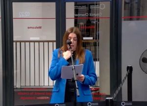 Councillor Kim Tonks speaking to the planning committee. Picture: Telford & Wrekin Council