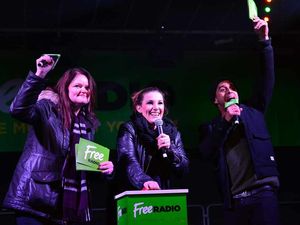 Supporting image for story: PICTURES: X Factor winner Sam Bailey turns on West Bromwich Christmas lights