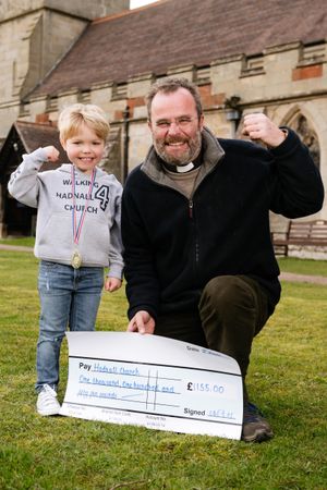 Carter with Reverend Paul Cawthorne