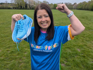 Ellison's aunty, Louise Groves who is running the Great North Run to raise funds for Hope House Children's Hospices. 